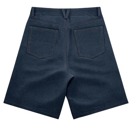 Vans Check-5 Baggy Denim Short Erkek Şort Ve Kapri Lacivert