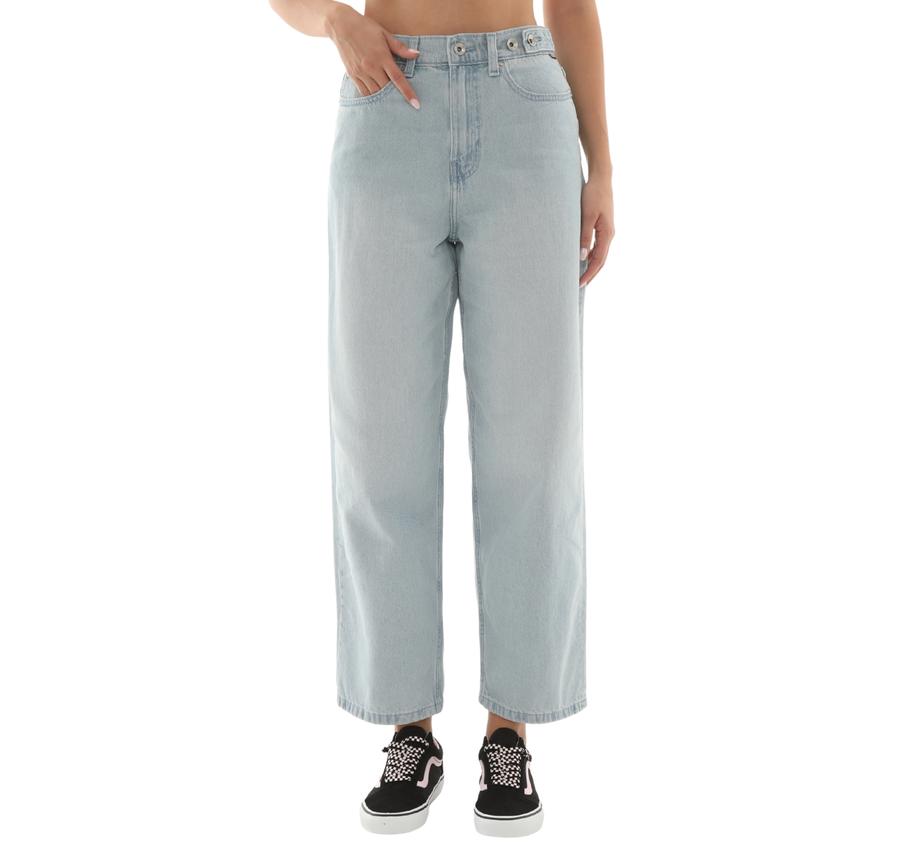 Vans Cinched Check 5 Baggy Kadın Pantolon Mavi Vans Cinched Check 5 Baggy Kadın Pantolon Mavi