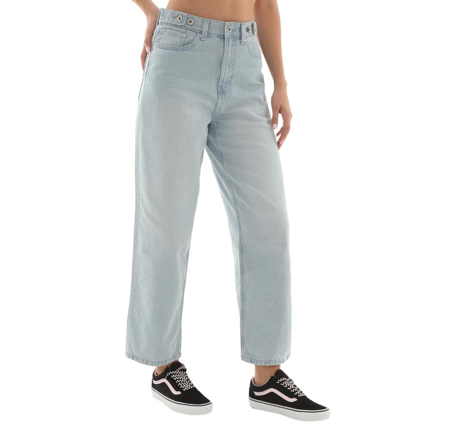 Vans Cinched Check 5 Baggy Kadın Pantolon Mavi Vans Cinched Check 5 Baggy Kadın Pantolon Mavi