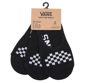 Vans Classıc Canoodle 1-6 3Pk Kadın Çorap Siyah