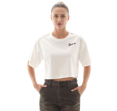 Vans Classic Script Kadın T-Shirt Beyaz Vans Classic Script Kadın T-Shirt Beyaz