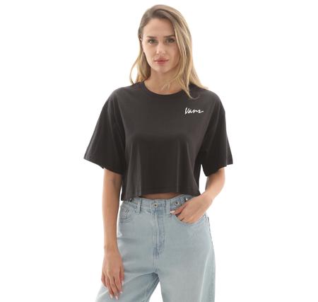 Vans Classic Script Kadın T-Shirt Siyah Vans Classic Script Kadın T-Shirt Siyah