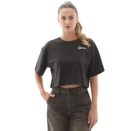 Vans Classic Script Kadın T-Shirt Siyah Vans Classic Script Kadın T-Shirt Siyah