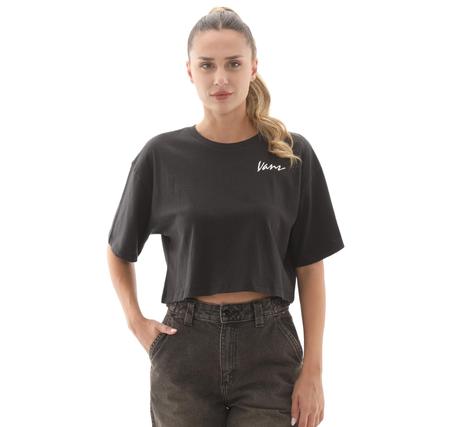 Vans Classic Script Kadın T-Shirt Siyah Vans Classic Script Kadın T-Shirt Siyah
