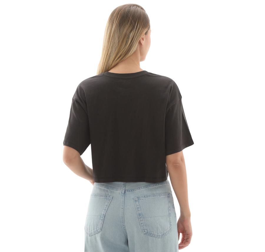 Vans Classic Script Kadın T-Shirt Siyah Vans Classic Script Kadın T-Shirt Siyah