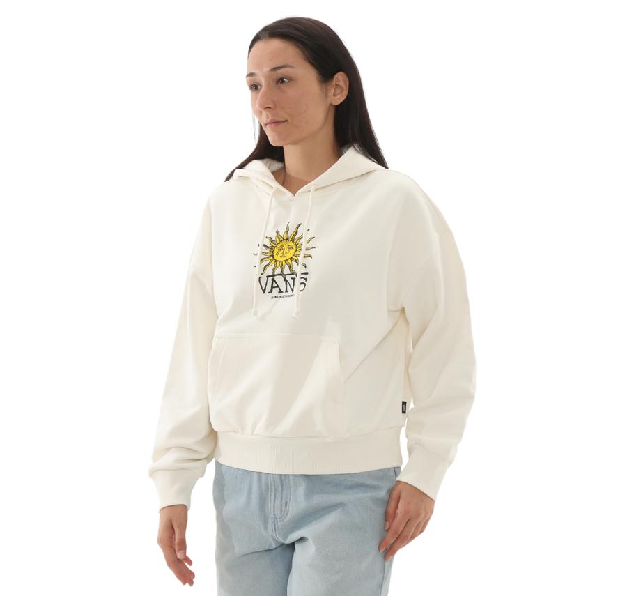 Vans Cosmıc Ray Retro Fıt Po Kadın Sweatshirt Krem Vans Cosmıc Ray Retro Fıt Po Kadın Sweatshirt Krem