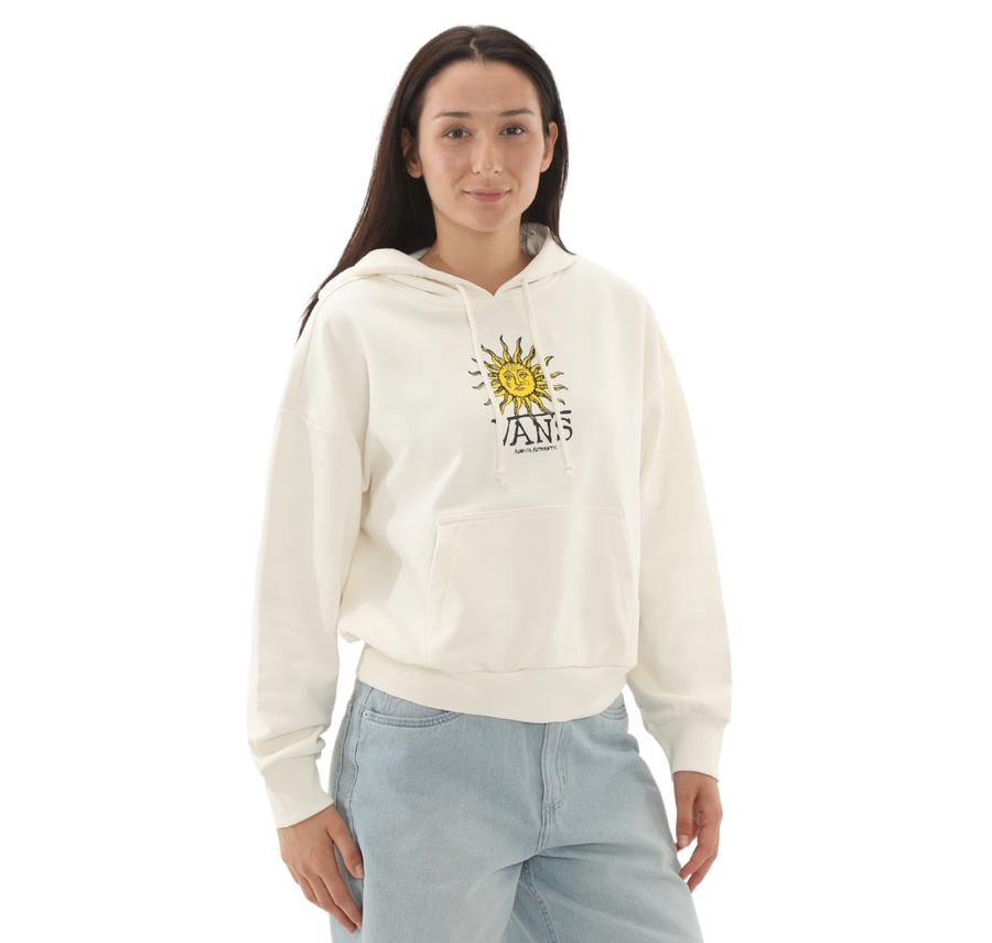 Vans Cosmıc Ray Retro Fıt Po Kadın Sweatshirt Krem Vans Cosmıc Ray Retro Fıt Po Kadın Sweatshirt Krem