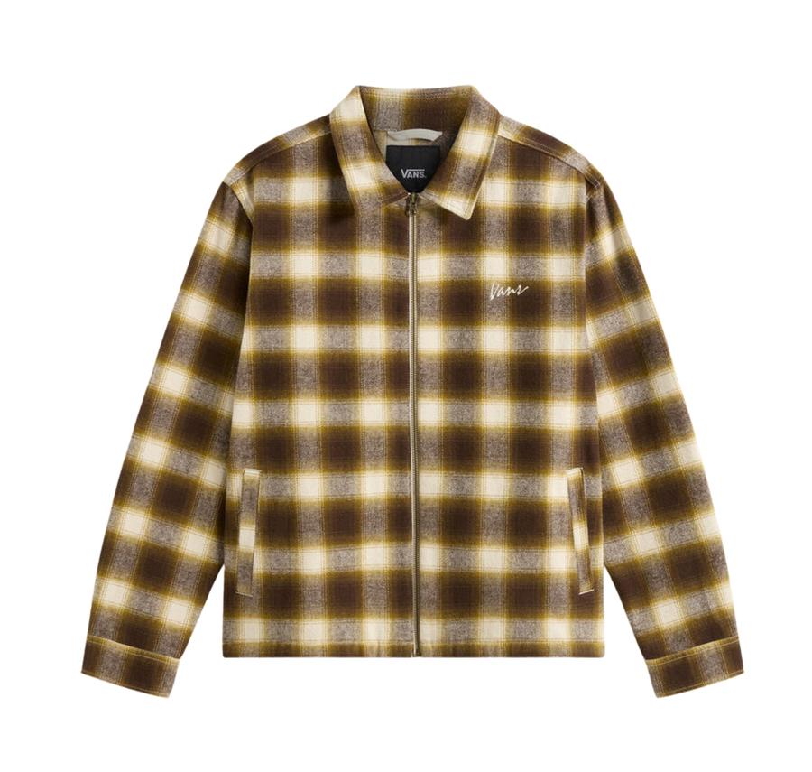 Vans Crestmont Plaid Shacket Erkek Ceket Kahve Vans Crestmont Plaid Shacket Erkek Ceket Kahve