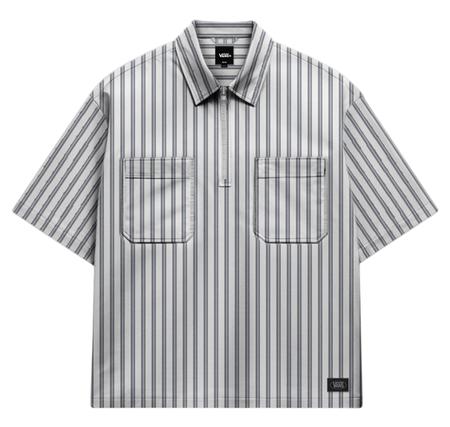 Vans Cropped Zip Ss Woven Erkek T-Shirt Gri Vans Cropped Zip Ss Woven Erkek T-Shirt Gri