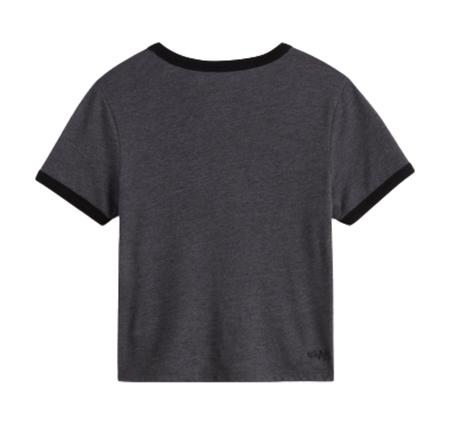 Vans Cruzing Ringer Tee Kadın T-Shirt Antrasit