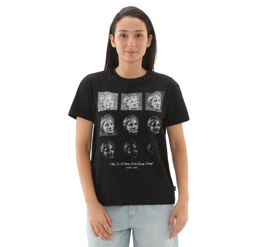 Vans Decay Oversized Ss Kadın T-Shirt Siyah Vans Decay Oversized Ss Kadın T-Shirt Siyah