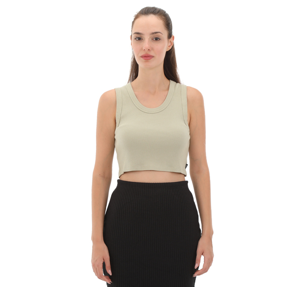 Vans Drew Rıb Tank Kadın T-Shirt Yeşil Vans Drew Rıb Tank Kadın T-Shirt Yeşil