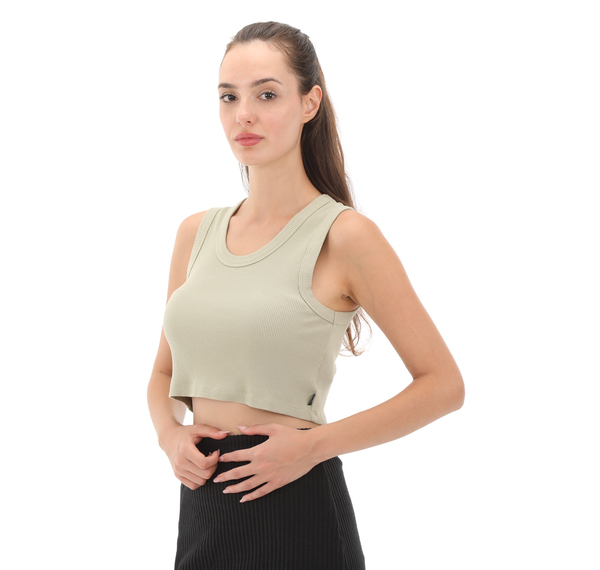 Vans Drew Rıb Tank Kadın T-Shirt Yeşil Vans Drew Rıb Tank Kadın T-Shirt Yeşil