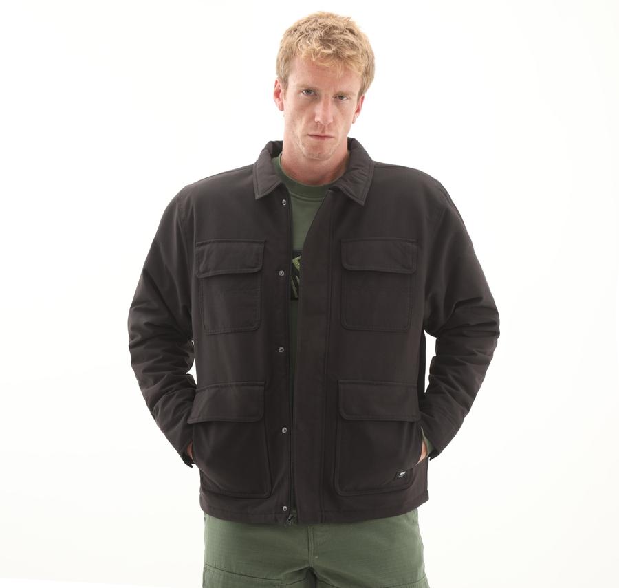 Vans Drill Chore Nylon Jacket Erkek Ceket Siyah Vans Drill Chore Nylon Jacket Erkek Ceket Siyah