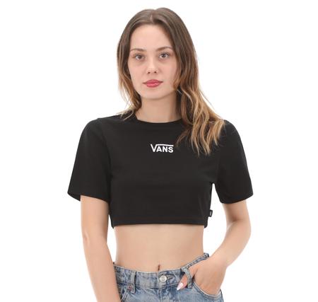 Vans Flying V Crew Crop Iı Kadın T-Shirt Siyah Vans Flying V Crew Crop Iı Kadın T-Shirt Siyah