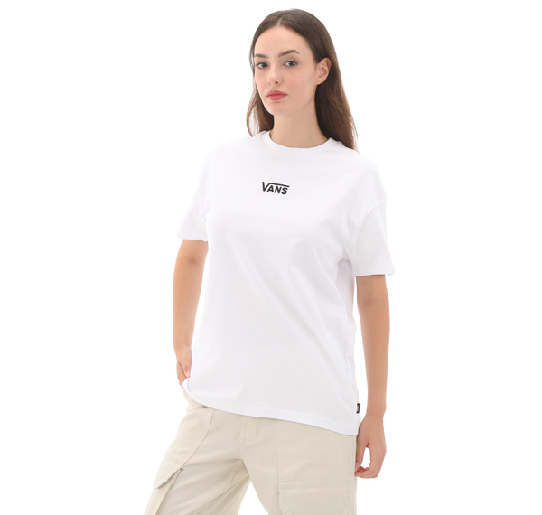 Vans Flying V Oversized Kadın T-Shirt Beyaz Vans Flying V Oversized Kadın T-Shirt Beyaz