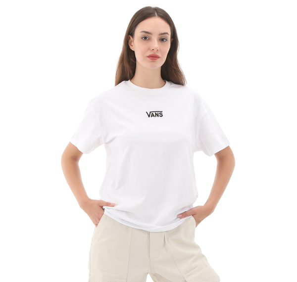 Vans Flying V Oversized Kadın T-Shirt Beyaz Vans Flying V Oversized Kadın T-Shirt Beyaz