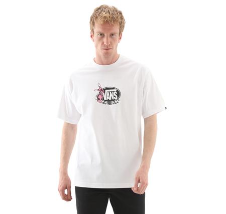 Vans Follow Loose Ss Erkek T-Shirt Beyaz