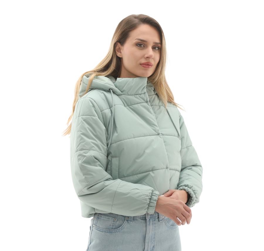 Vans Hillgate Cropped Puffer Kadın Mont Açık Mavi Vans Hillgate Cropped Puffer Kadın Mont Açık Mavi