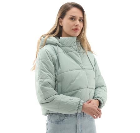 Vans Hillgate Cropped Puffer Kadın Mont Açık Mavi
