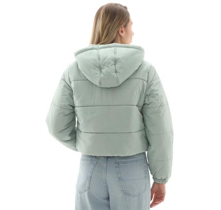 Vans Hillgate Cropped Puffer Kadın Mont Açık Mavi