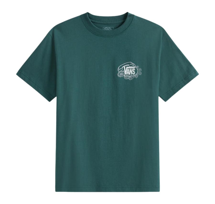 Vans Hot Lines Ss Tee Erkek T-Shirt Yeşil Vans Hot Lines Ss Tee Erkek T-Shirt Yeşil