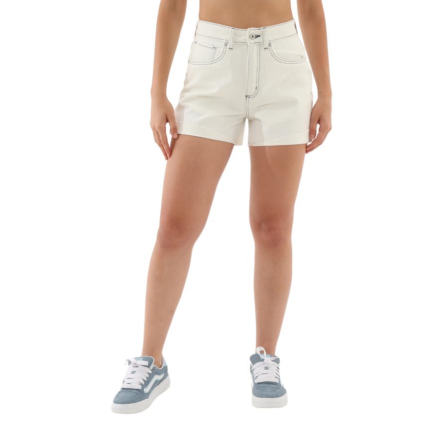 Vans Jennifer Shortie Kadın Şort Ve Kapri Beyaz Vans Jennifer Shortie Kadın Şort Ve Kapri Beyaz