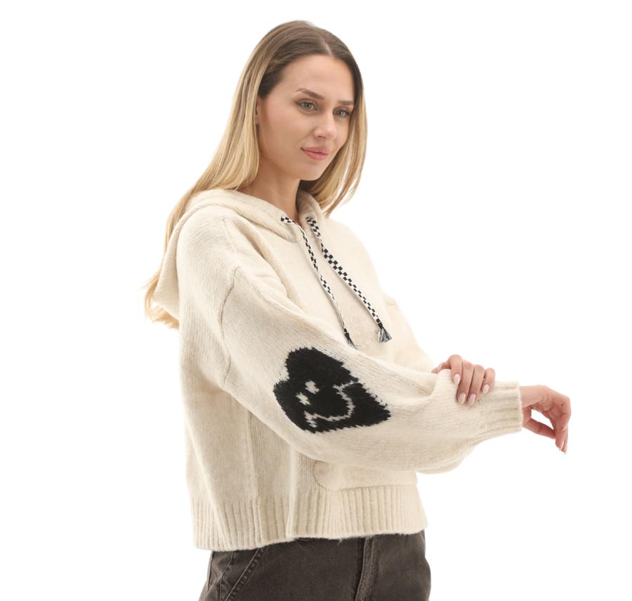 Vans Kawaii Sweater Hoodie Kadın Sweatshirt Beyaz Vans Kawaii Sweater Hoodie Kadın Sweatshirt Beyaz