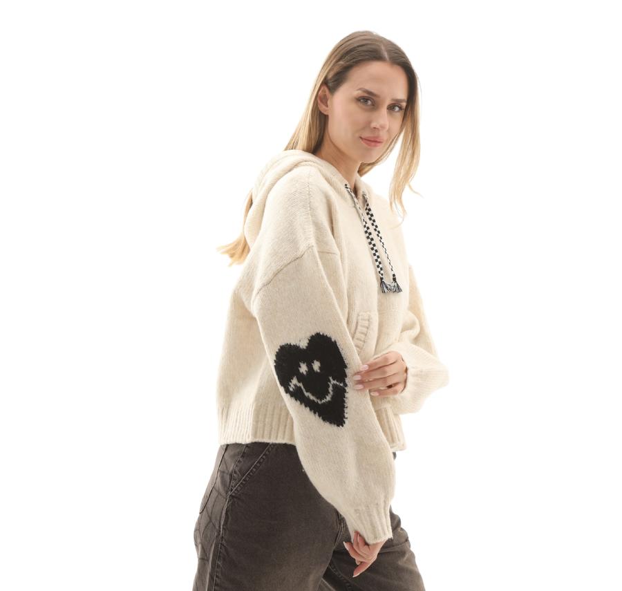 Vans Kawaii Sweater Hoodie Kadın Sweatshirt Beyaz Vans Kawaii Sweater Hoodie Kadın Sweatshirt Beyaz