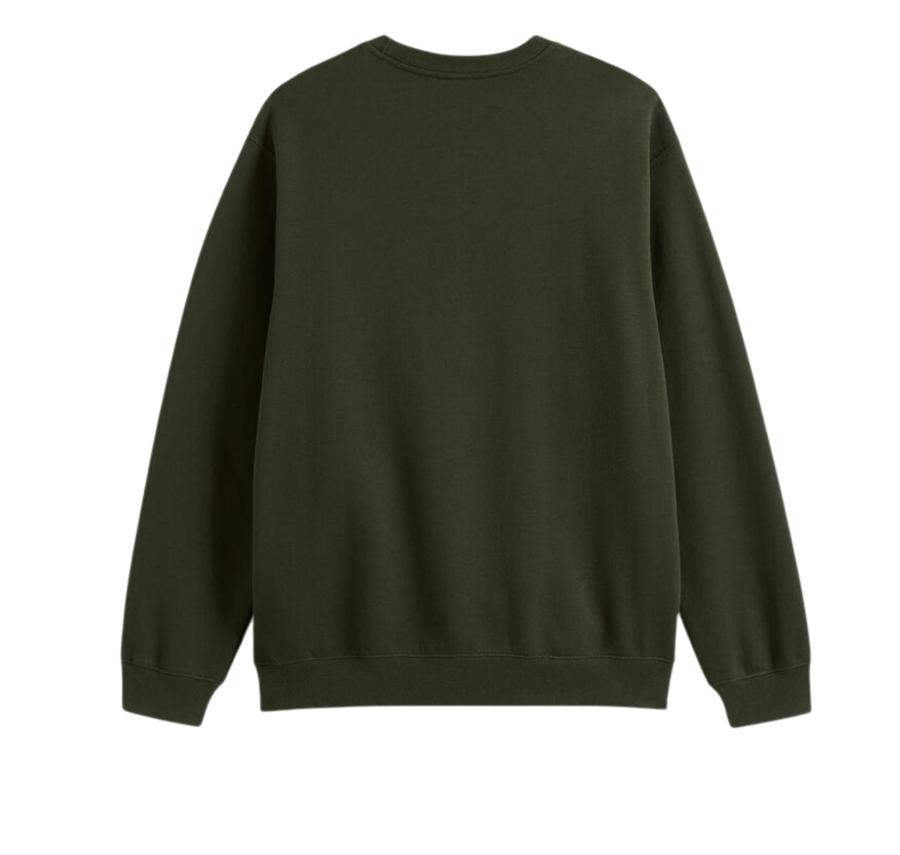 Vans Left Chest Iı Loose Crew Erkek Sweatshirt Yeşil Vans Left Chest Iı Loose Crew Erkek Sweatshirt Yeşil