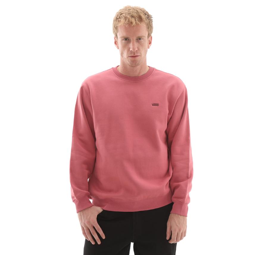 Vans Left Chest Iı Loose Crew Erkek Sweatshirt Pembe Vans Left Chest Iı Loose Crew Erkek Sweatshirt Pembe