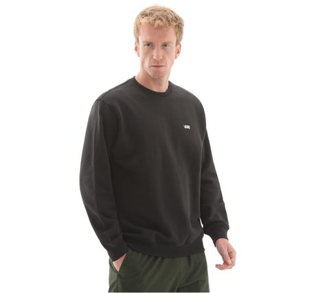 Vans Left Chest Iı Loose Crew Erkek Sweatshirt Siyah