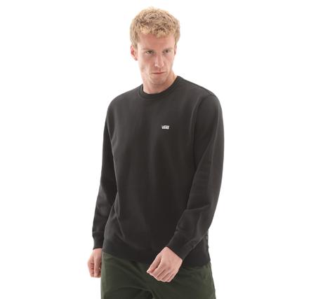 Vans Left Chest Iı Loose Crew Erkek Sweatshirt Siyah