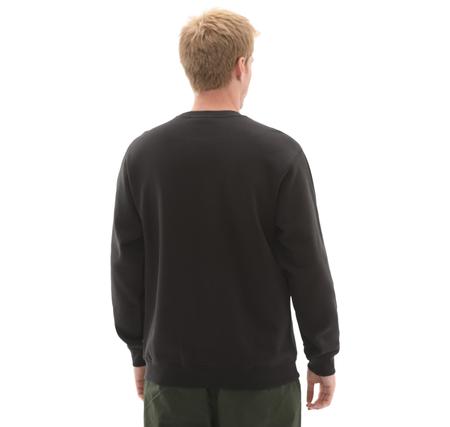 Vans Left Chest Iı Loose Crew Erkek Sweatshirt Siyah