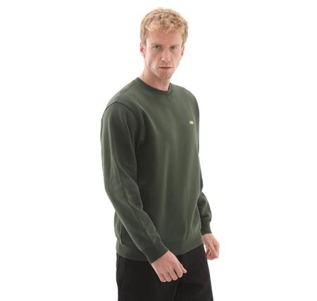 Vans Left Chest Iı Loose Crew Erkek Sweatshirt Yeşil