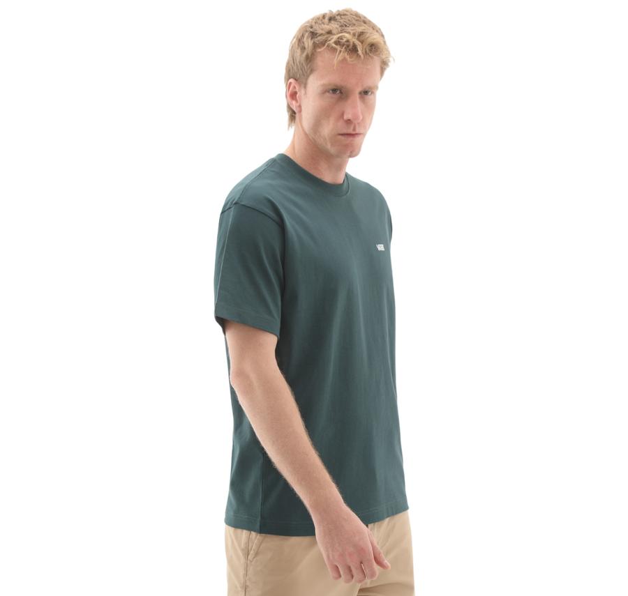 Vans Left Chest Iı Loose Ss Erkek T-Shirt Yeşil Vans Left Chest Iı Loose Ss Erkek T-Shirt Yeşil