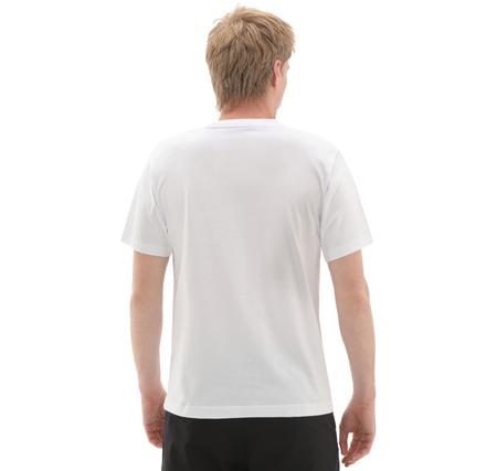 Vans Left Chest Ss Erkek T-Shirt Beyaz