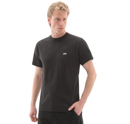 Vans Left Chest Ss Erkek T-Shirt Siyah