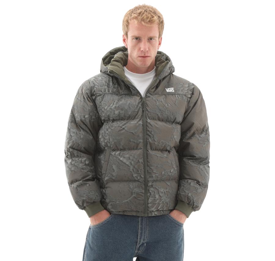 Vans Mte Bridgewood Reversible Puffer Erkek Mont Siyah Vans Mte Bridgewood Reversible Puffer Erkek Mont Siyah