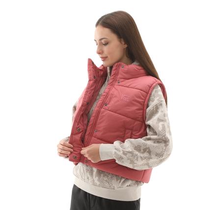 Vans Mte Hillgate Cropped Vest Kadın Yelek Pembe