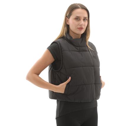 Vans Mte Hillgate Cropped Vest Kadın Siyah