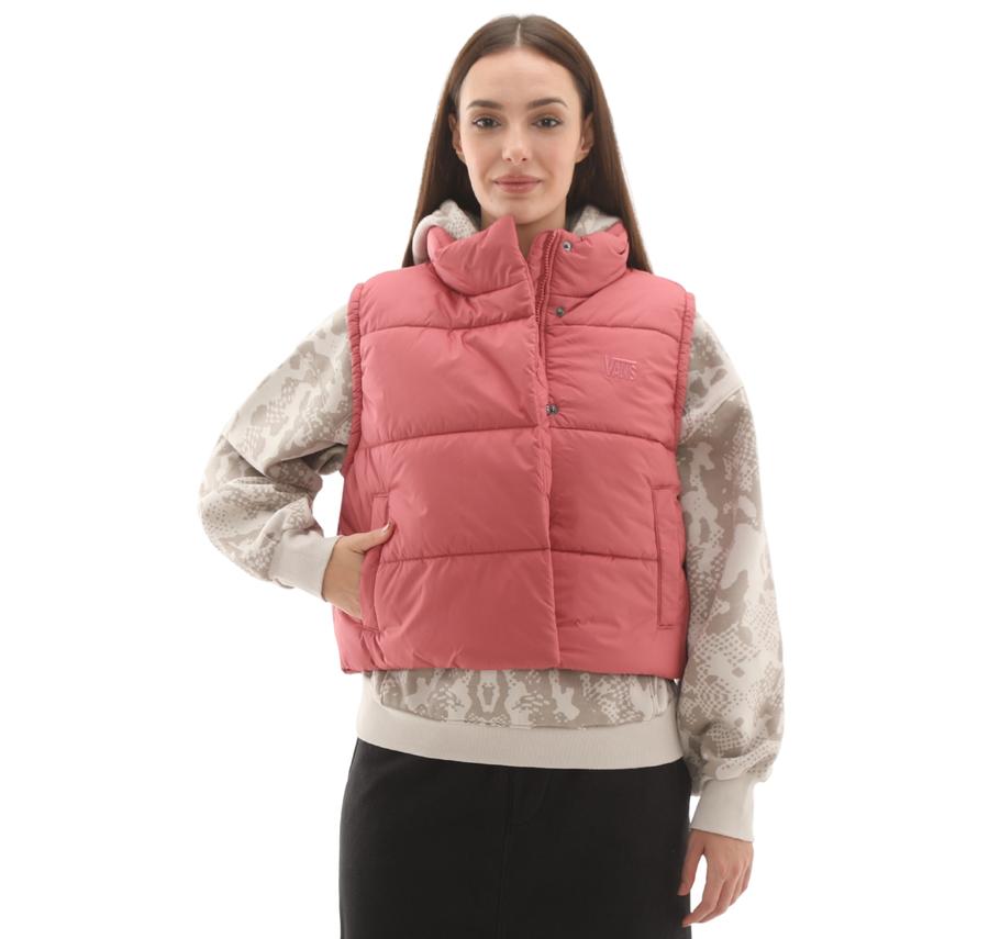 Vans Mte Hillgate Cropped Vest Kadın Yelek Pembe Vans Mte Hillgate Cropped Vest Kadın Yelek Pembe