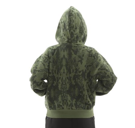 Vans Mte Kennett Printed Po Kadın Sweatshirt Yeşil