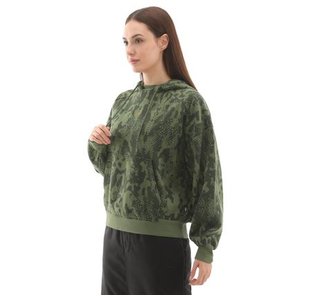 Vans Mte Kennett Printed Po Kadın Sweatshirt Yeşil