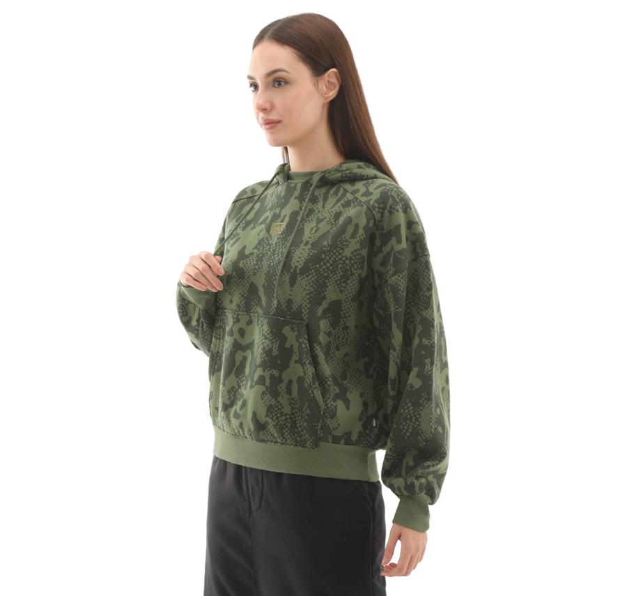 Vans Mte Kennett Printed Po Kadın Sweatshirt Yeşil Vans Mte Kennett Printed Po Kadın Sweatshirt Yeşil