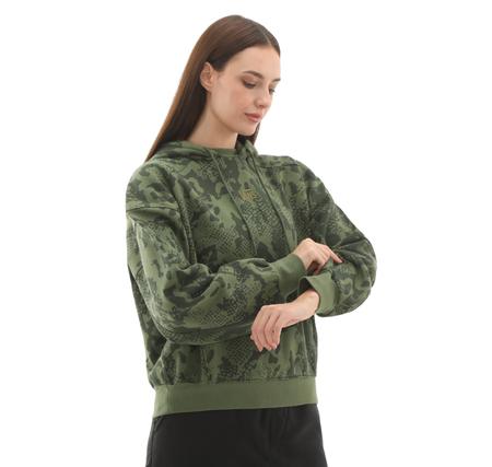 Vans Mte Kennett Printed Po Kadın Sweatshirt Yeşil