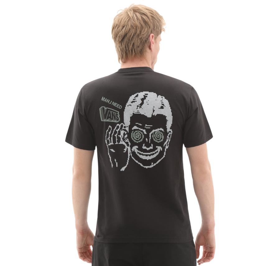 Vans Need Vans Ss Tee Erkek T-Shirt Siyah Vans Need Vans Ss Tee Erkek T-Shirt Siyah