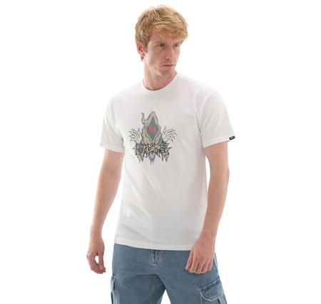 Vans Next Time Ss Erkek T-Shirt Beyaz