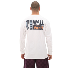 Vans Off The Wall Iı Logo Ls Erkek Sweatshirt Beyaz