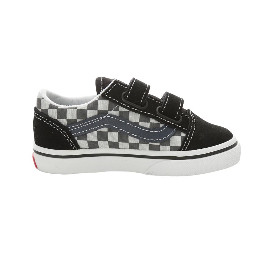 Vans Old Skool V Bebek Spor Ayakkabı Siyah - Görsel 5